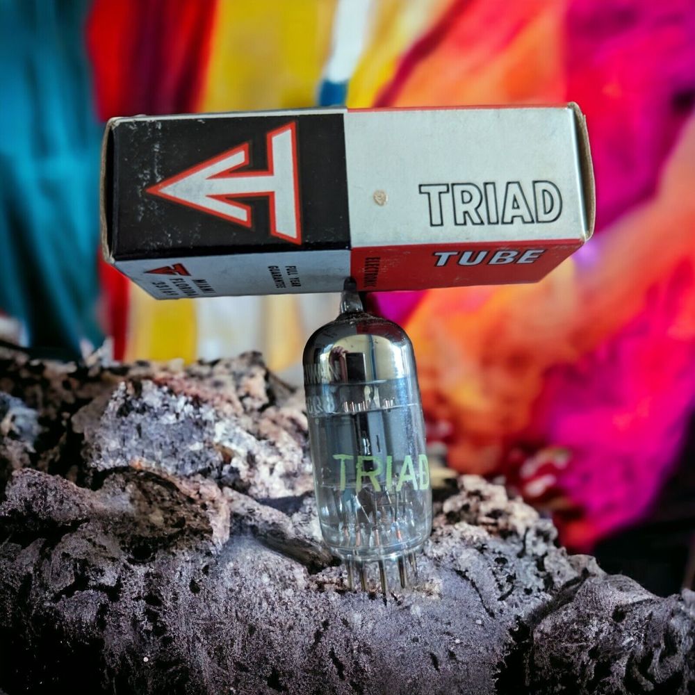 Triad 6CQ8 Audio Electronic Vintage Radio HAM Vacuum NOS Tube TV Stereo In Box